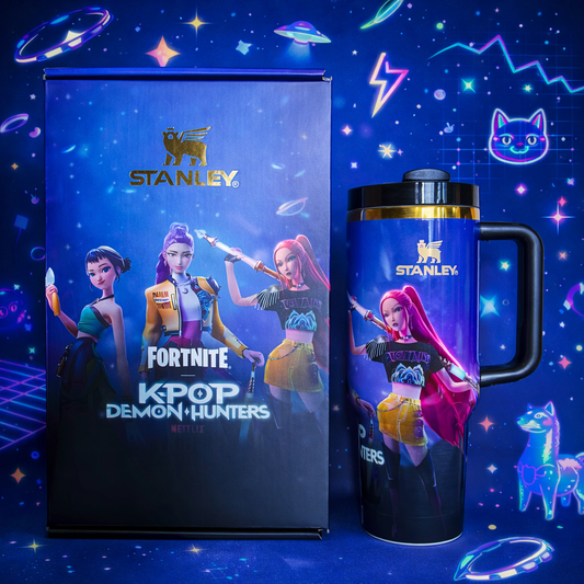 Neon Galaxy Pop Art Tumbler