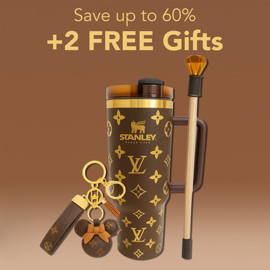 Heritage Luxe Monogram Tumbler Gift Set