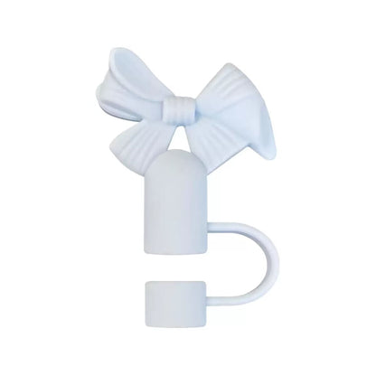 Bow Bliss Straw Charm( -4 pack )