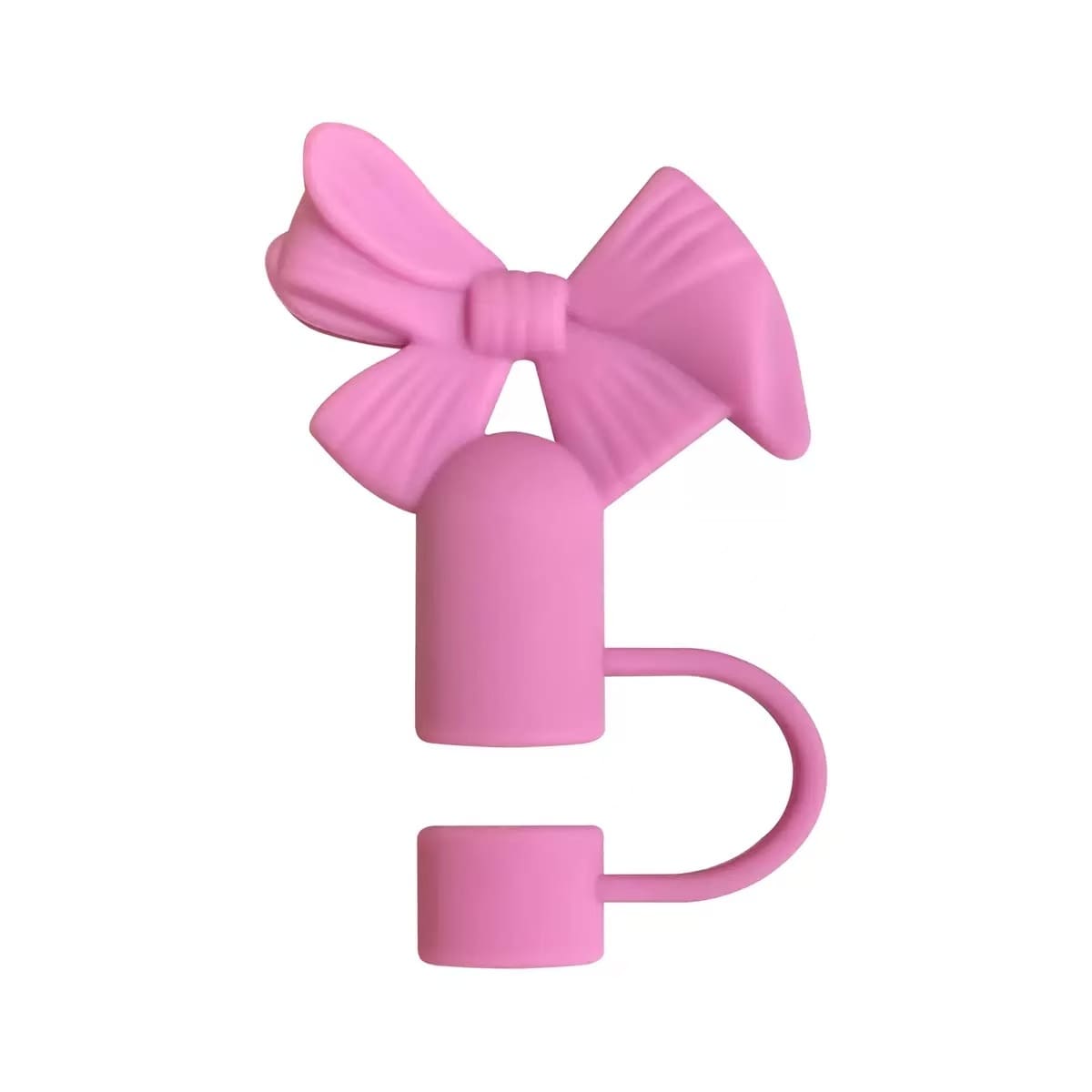 Bow Bliss Straw Charm( -4 pack )