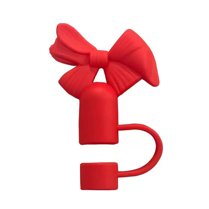 Bow Bliss Straw Charm( -4 pack )