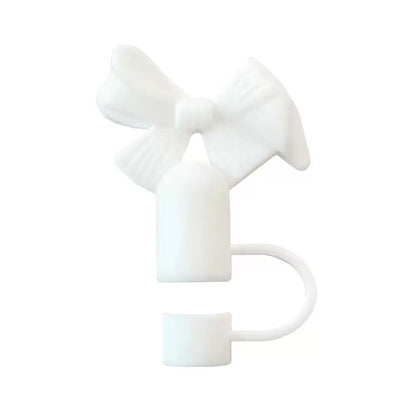Bow Bliss Straw Charm( -4 pack )